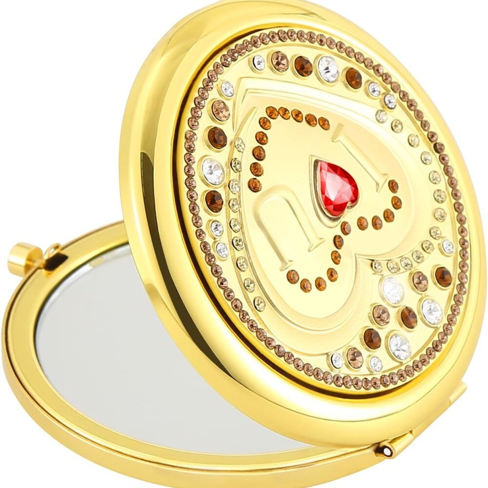 Vintage Compact Mirror Birthday Anniversary Gift